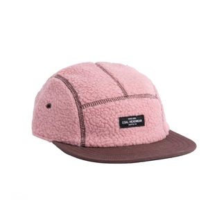 Coal Headwear Linus Fleece 5 Panel Cap in Dusty Rose